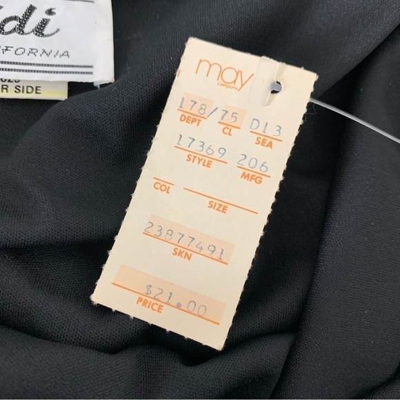 NWT Deadstock Teddi of California Sequin Cut Out Tank Cami 90s Y2K - Picture 15 of 16